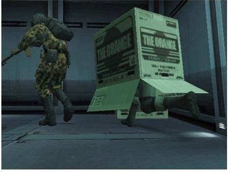 metal gear solid long box|metal gear solid box hiding.